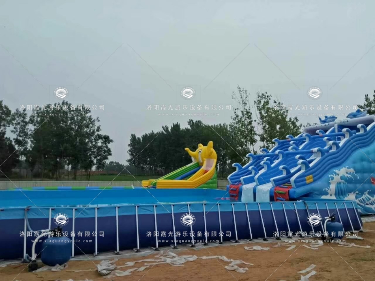 邛崃大型支架游泳池